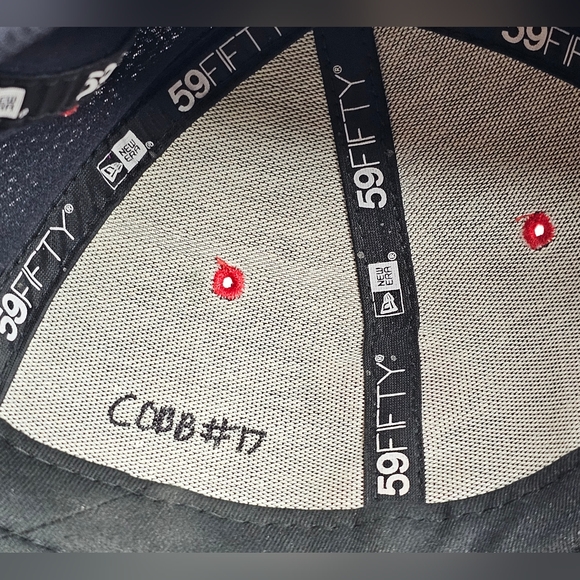 Salem Red Sox Minor League Baseball New Era 59Fifty Navy Red Fitted Sz 7 1/8 VA - Picture 9 of 10